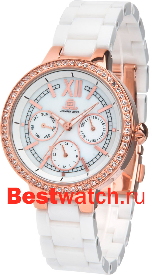 Часы Jennifer Lopez Ceramic Style 2702-WMRG